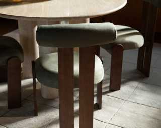 Tola dining chair in sage Tola dining chair in sage