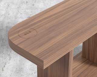 Uni End Table - Walnut Uni End Table - Walnut