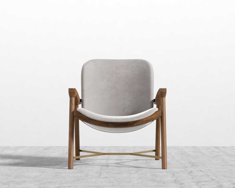 Aubrey Lounge Chair - Venice Vegan Suede - Chiffon Aubrey Lounge Chair - Venice Vegan Suede - Chiffon