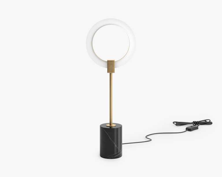 Aura Table Lamp - Black Marble Aura Table Lamp - Black Marble