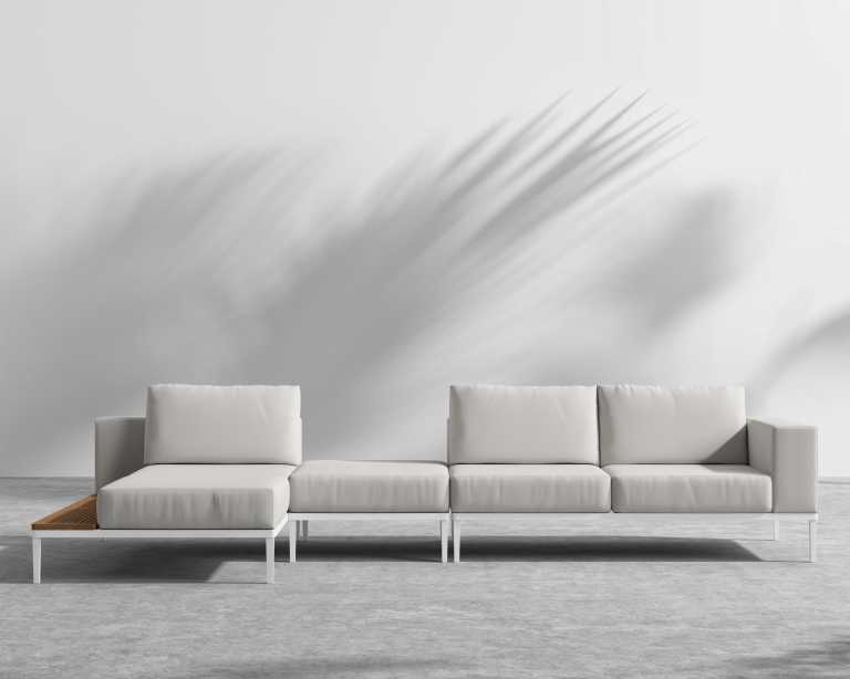 Francis Outdoor Modular - White Frame - Palisades Francis Outdoor Modular - White Frame - Palisades