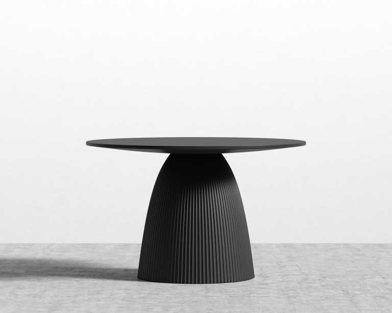 Gallus Dining Table - Black Concrete - 48" Gallus Dining Table - Black Concrete - 48"