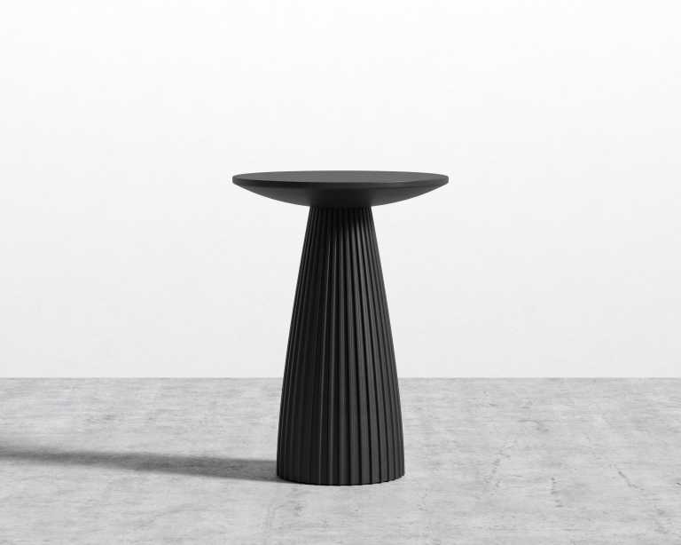 Gallus Side Table - Black Concrete Gallus Side Table - Black Concrete