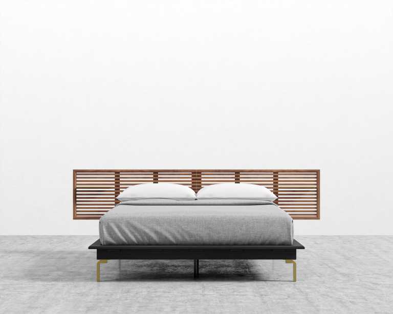Georgio Bed - Queen - Walnut stained Georgio Bed - Queen - Walnut stained