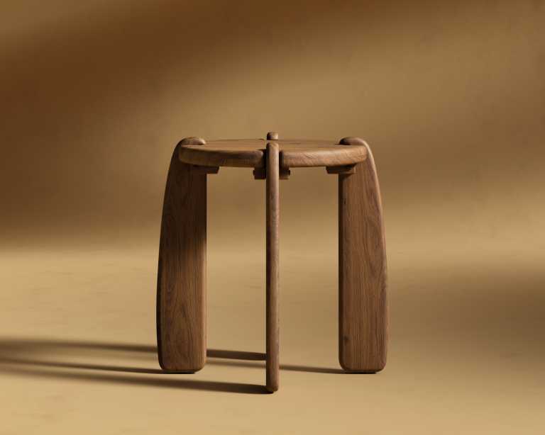 Orb Side Table - Acacia Orb Side Table - Acacia