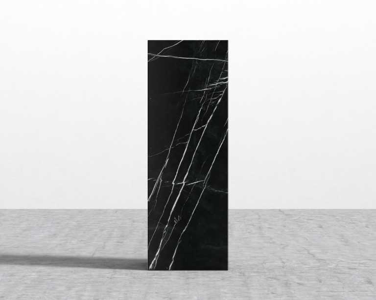Liza Pedestal - Black Marble Liza Pedestal - Black Marble