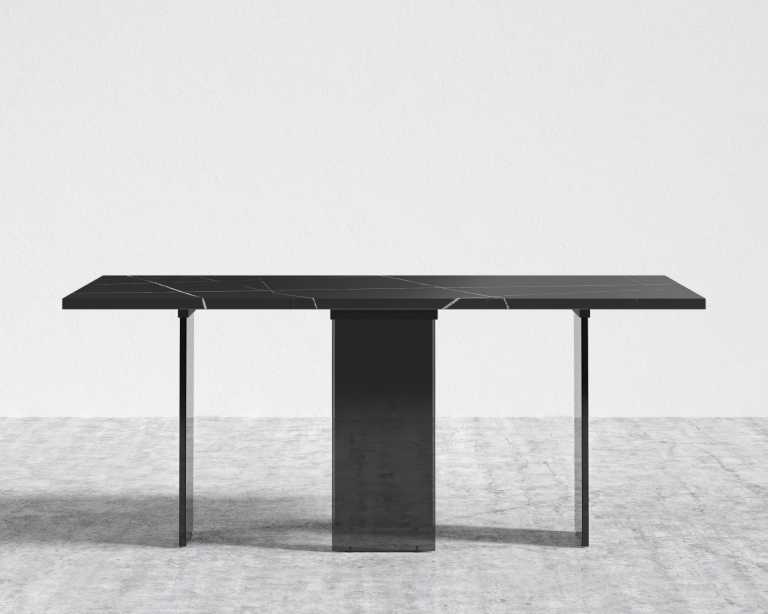 Marbella Dining Table - Black Pietra Ceramic Marbella Dining Table - Black Pietra Ceramic
