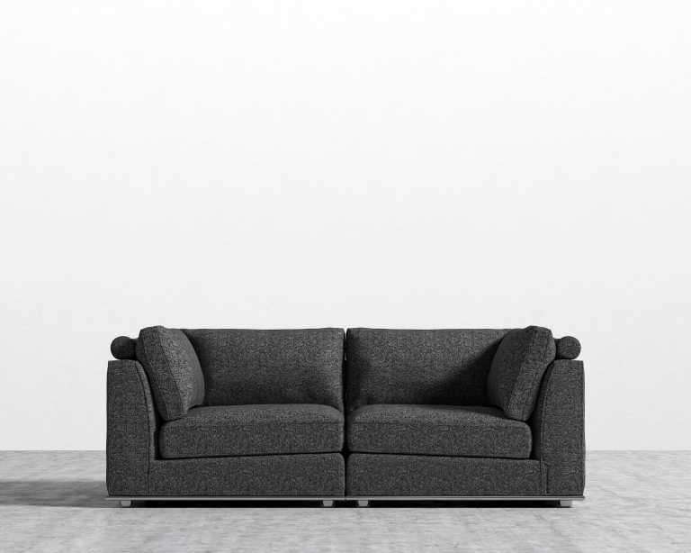 Milo Sofa - Compact - Modern Tweed - Dark Comet Milo Sofa - Compact - Modern Tweed - Dark Comet