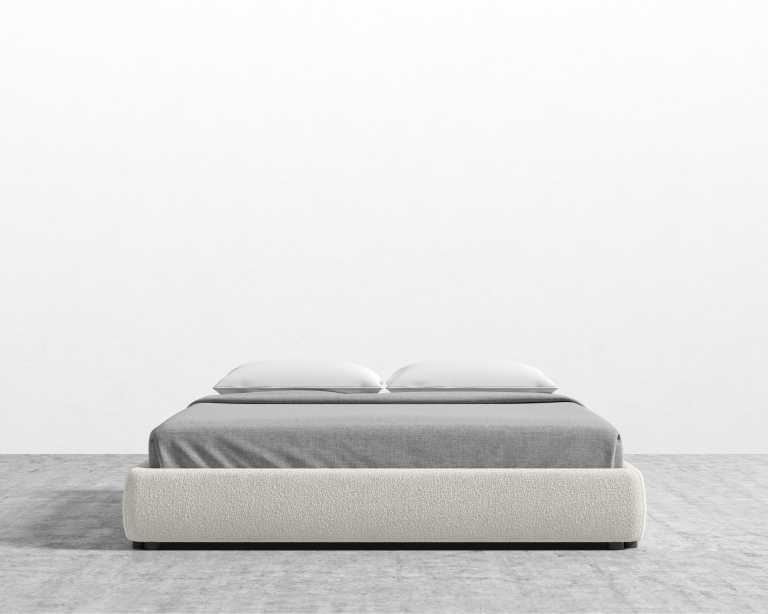 Modular Bed Frame - King - Chatou Boucle - Pearl Modular Bed Frame - King - Chatou Boucle - Pearl