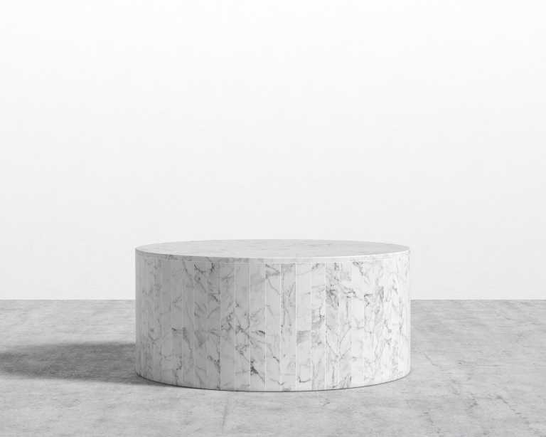 Nova Coffee Table – White Cararra Marble Nova Coffee Table – White Cararra Marble