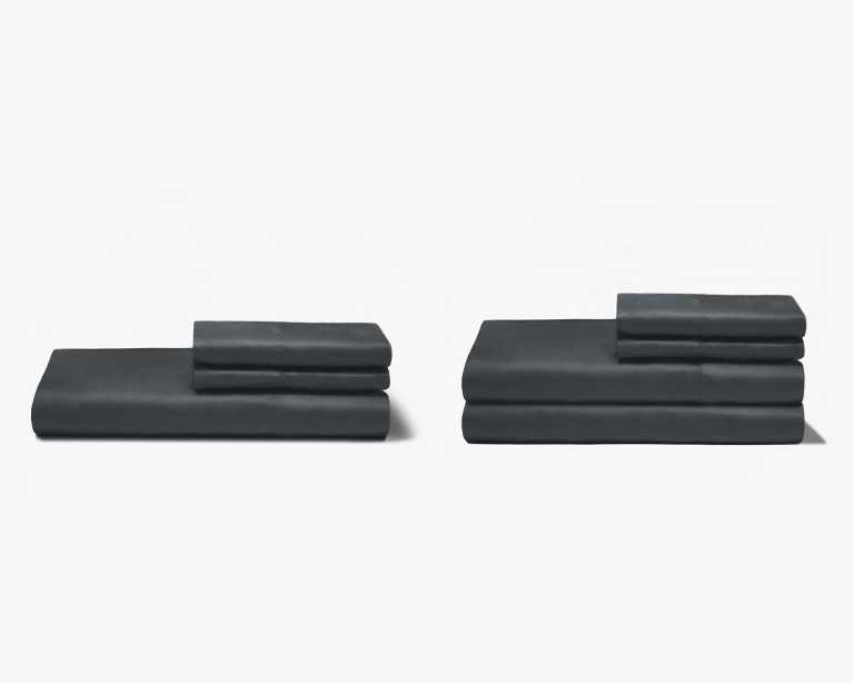 Organic Bamboo Sheet Set + Duvet Cover Set - Charcoal Organic Bamboo Sheet Set + Duvet Cover Set - Charcoal