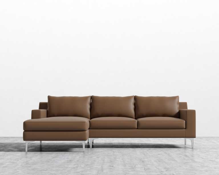 Sophia Sectional - Left Hand Facing - Microfiber - Trento Caramel Sophia Sectional - Left Hand Facing - Microfiber - Trento Caramel