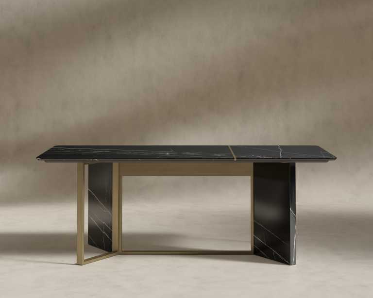 Terzo Table - Black Marble - 82" Terzo Table - Black Marble - 82"